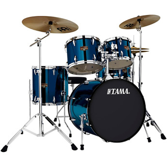 Tama Imperialstar 5-Piece 20" Bass Drum Set with Cymbals Midnight Blue